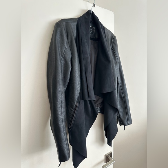 Leather jacket black / S M - Picture 2 of 10